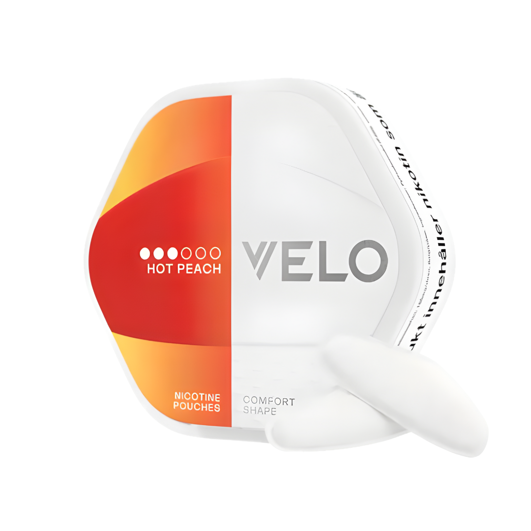 Buy Velo Shift Hot Peach snus | Fast delivery at Europesnus