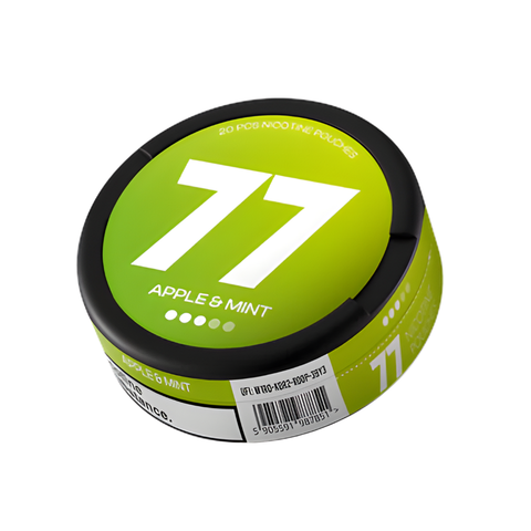 77 Apple &amp; Mint – cutie de pliculețe cu nicotină