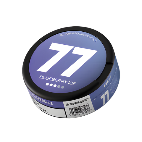 77 Blueberry Medium – cutie de pliculețe cu nicotină