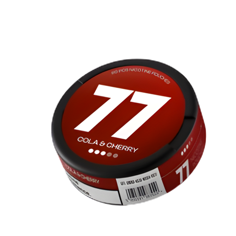 77 Cola &amp; Cherry – cutie de pliculețe cu nicotină
