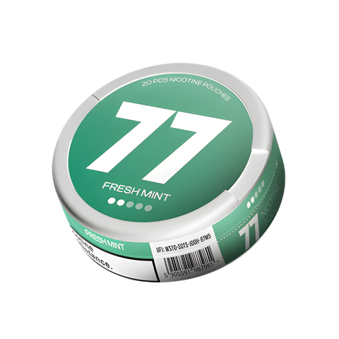 77 Fresh Mint Light – cutie de pliculețe cu nicotină
