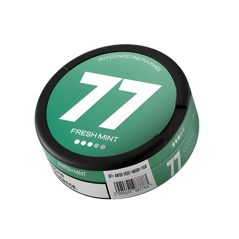 77 Fresh Mint – cutie de pliculețe cu nicotină