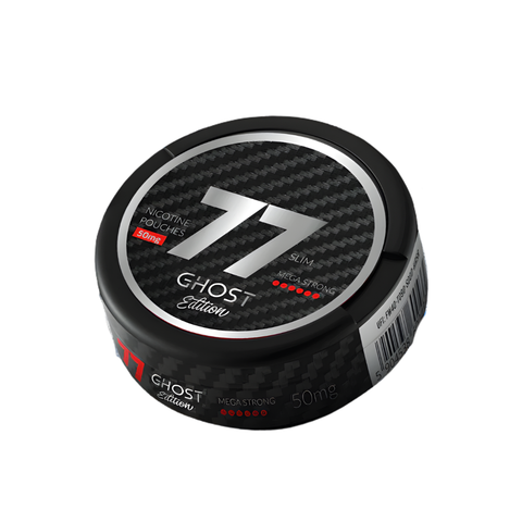 77 Ghost Edition Mega Strong – cutie de pliculețe cu nicotină