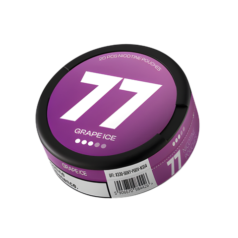 77 Grape Ice – cutie de pliculețe cu nicotină