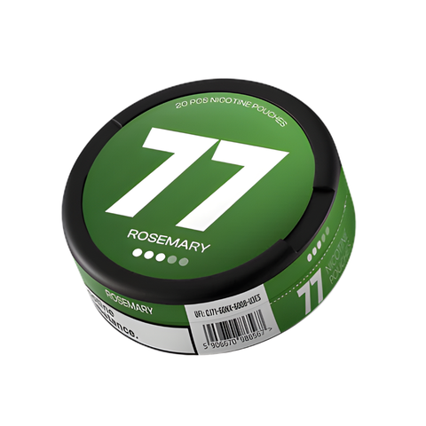 77 Nicotine Pouches Rosemary – cutie de pliculețe cu nicotină