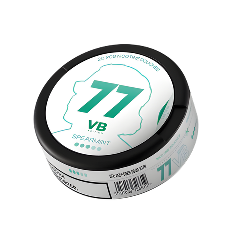 77 Nicotine Pouches VB Edition Spearmint – cutie de pliculețe cu nicotină