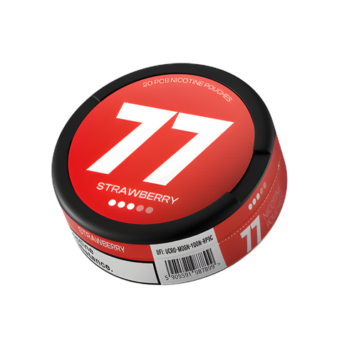 77 Strawberry – cutie de pliculețe cu nicotină