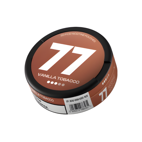 77 Vanilla Tobacco – cutie de pliculețe cu nicotină