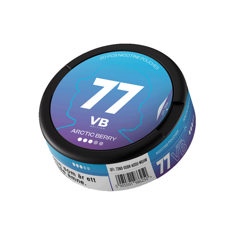 77 VB Edition Mini Arctic Berry Extra Strong – cutie de pliculețe cu nicotină
