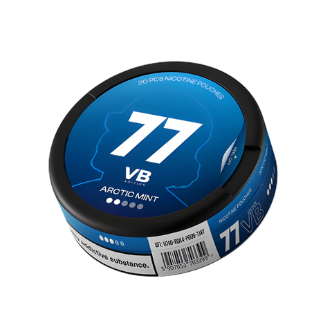 77 VB Edition Nicotine Pouches Arctic Mint – cutie de pliculețe cu nicotină
