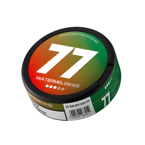 77 Watermelon Ice Medium – cutie de pliculețe cu nicotină