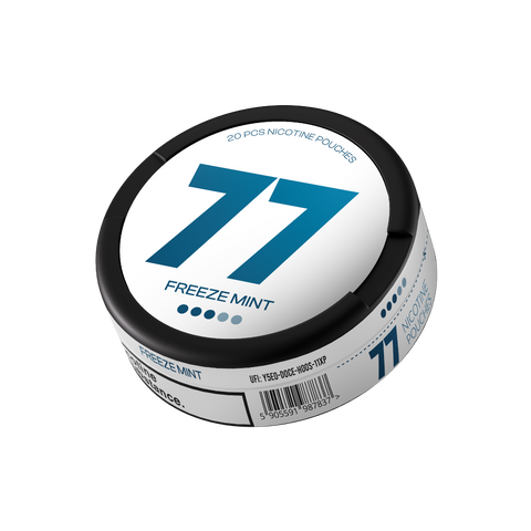 77 Nicotine Pouches Freeze Mint – nikotino maišelių dėžutė