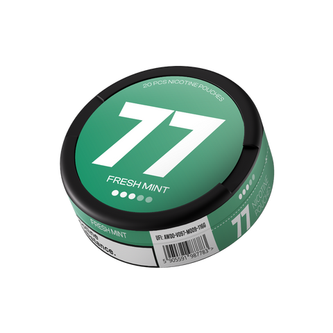 77 Fresh Mint – nikotino maišelių dėžutė