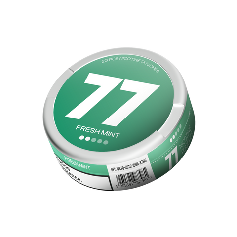 77 Fresh Mint Light – nikotino maišelių dėžutė