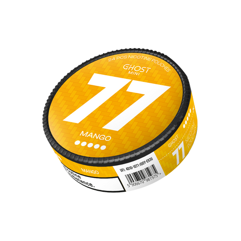 77 Ghost Mini Mango – nikotino maišelių dėžutė