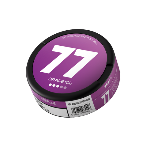 77 Grape Ice – nikotino maišelių dėžutė