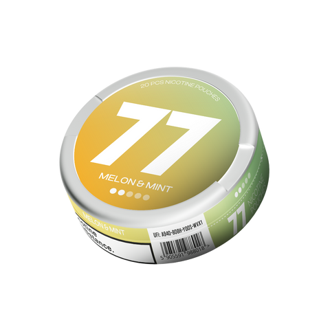 77 Melon Mint Light 8mg – nikotino maišelių dėžutė