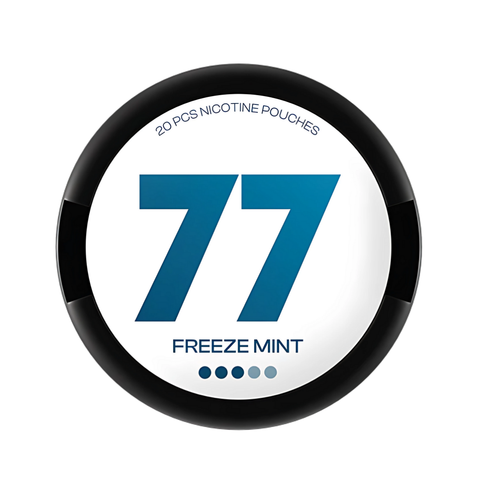 77 Nicotine Pouches Freeze Mint
