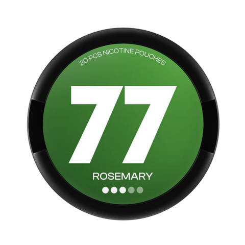 77 Nicotine Pouches Rosemary