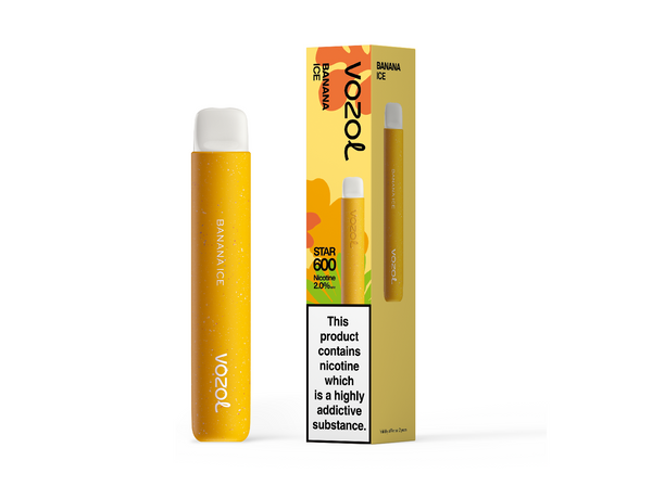 Buy VOZOL BAR 600 BANANA ICE