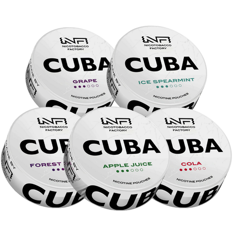 5 x Cuba White Mixpack