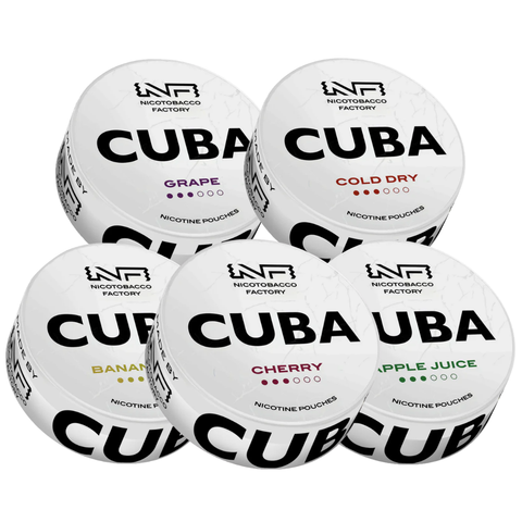5 x Cuba White Mixpack