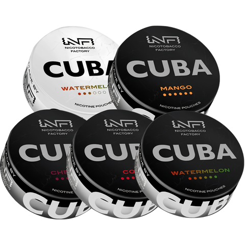 Cuba Bestseller Mixpack – cutie de pliculețe cu nicotină