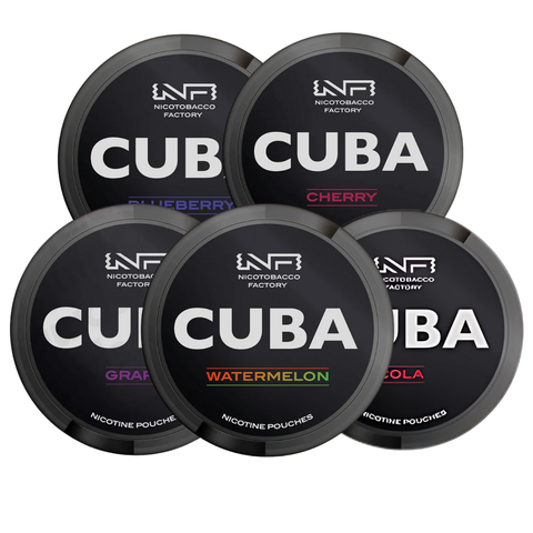 5 x Cuba Black Mixpack