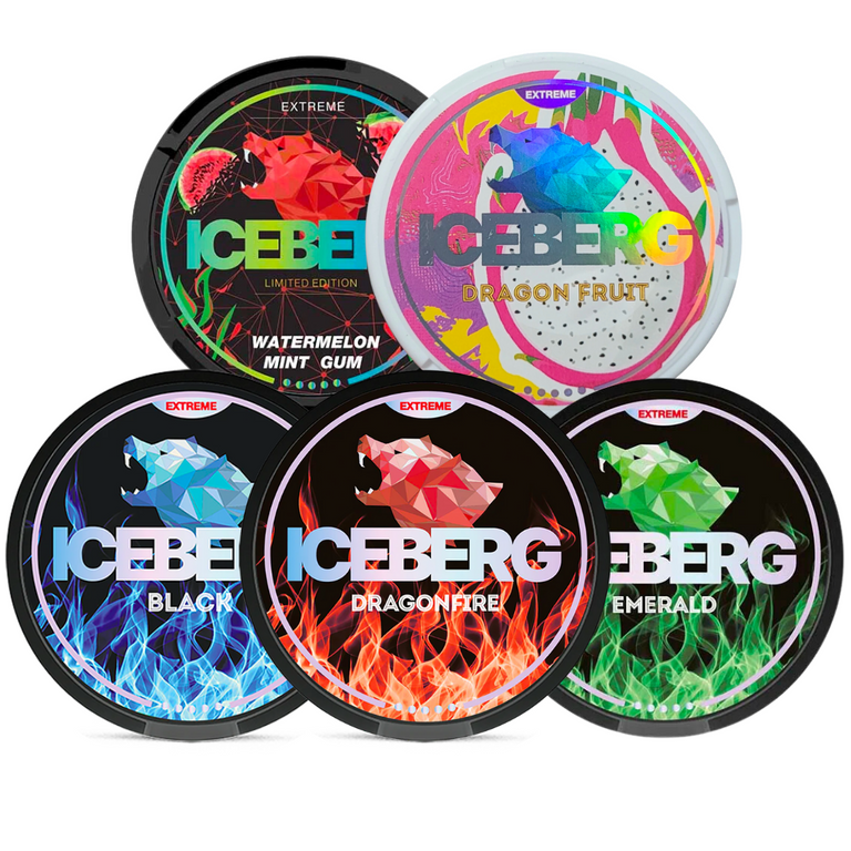 5 x Iceberg Pack de mélange X-Strong