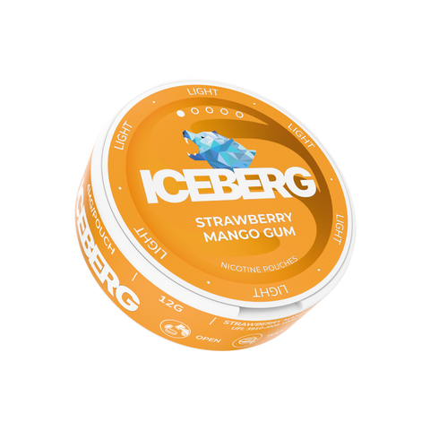 Iceberg Strawberry Mango Gum 6mg – nicotine pouches can