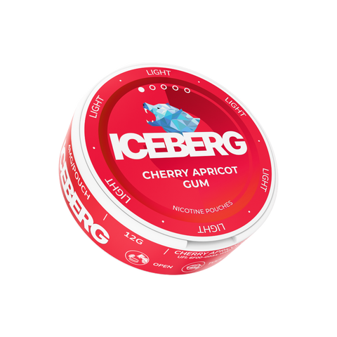 Iceberg Cherry Apricot Gum 6mg – nicotine pouches can