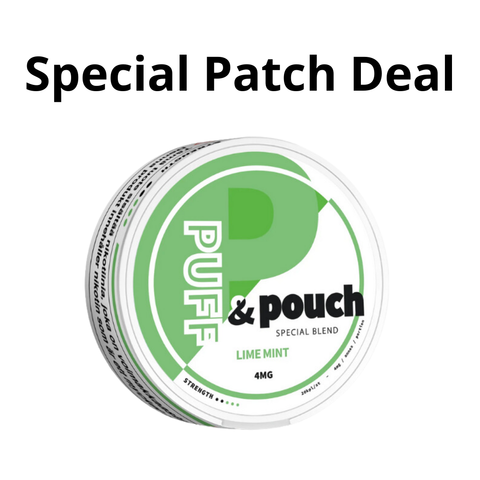 Puff & Pouch Lime 4mg - Special Patch Deals