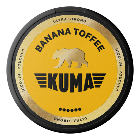 Kuma Banana Toffee – nicotine pouches can