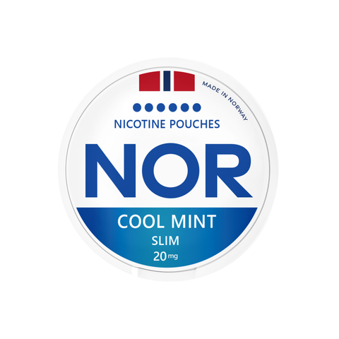 Nor Cool Mint – nikotino maišelių dėžutė