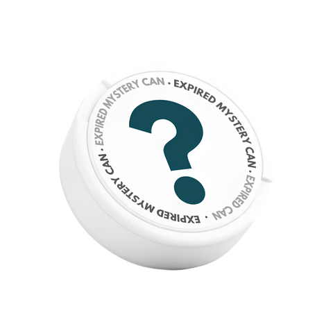 Expired Mystery Can – nicotine pouches can