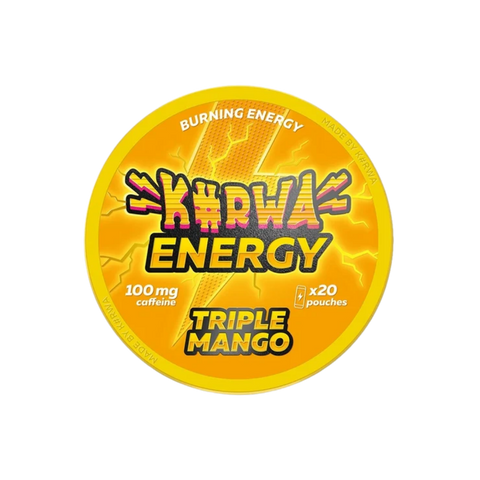 Kurwa Energijski trojni mango – škatlica nikotinskih vrečic