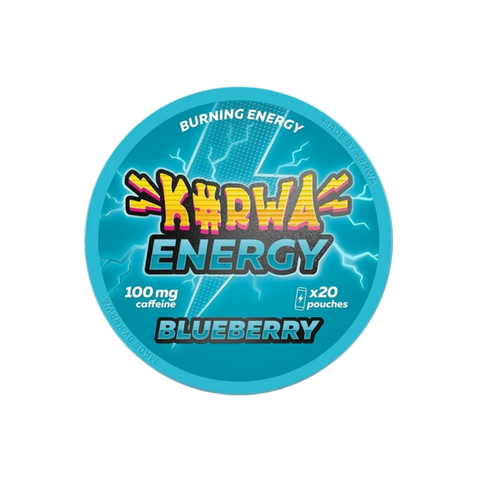 Kurwa Energijska borovnica – škatlica nikotinskih vrečic