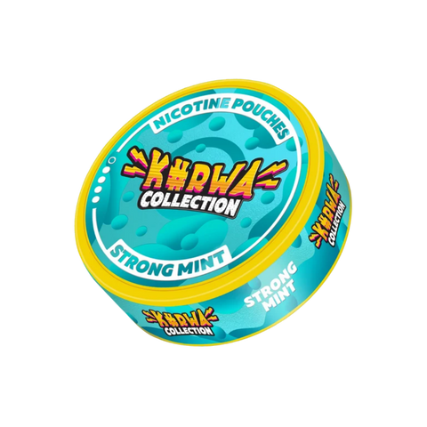 Kurwa Strong Mint – cutie de pliculețe cu nicotină