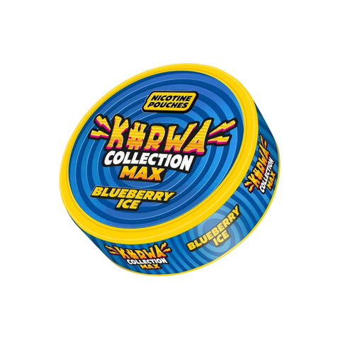 Kurwa Max Blueberry Ice – nicotine pouches can