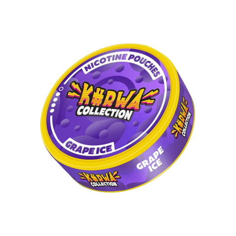 Kurwa Grape Ice – škatlica nikotinskih vrečic
