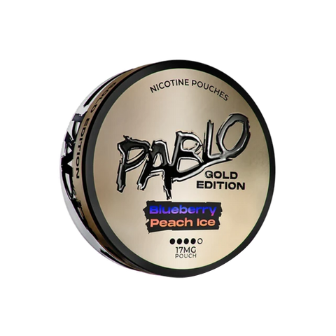 Pablo Gold Edition Blueberry Peach Ice – cutie de pliculețe cu nicotină