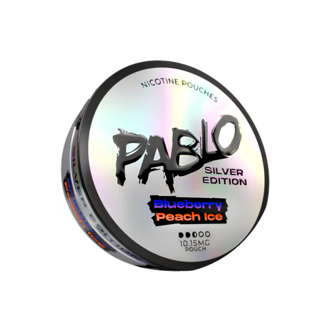 Pablo Silver Edition Blueberry Peach Ice – cutie de pliculețe cu nicotină