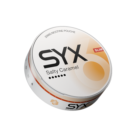 Syx Slim Salty Caramel 20mg – nikotino maišelių dėžutė