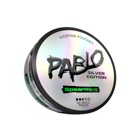 Pablo Silver Edition Spearmint – nicotine pouches can