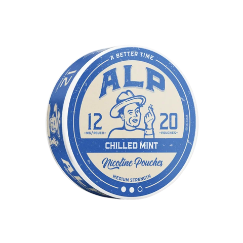 Alp Chilled Mint 12mg – nikotino maišelių dėžutė