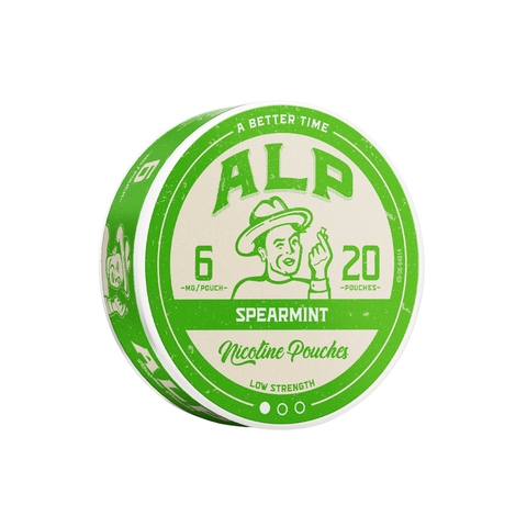 Alp Spearmint 6mg – škatlica nikotinskih vrečic