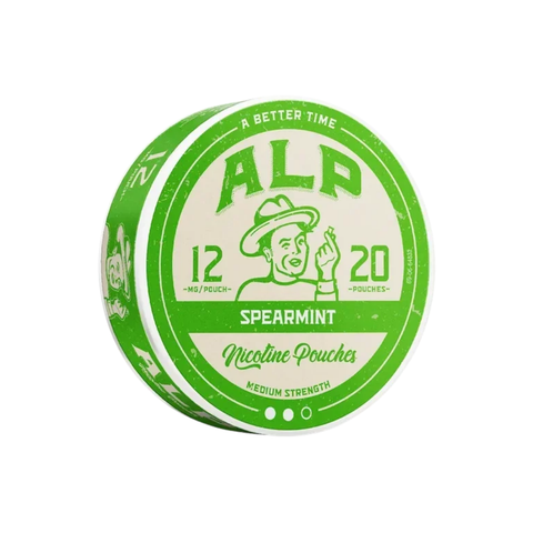 Alp Spearmint 12mg – nicotine pouches can