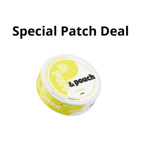 Puff & Pouch Citrus 12mg - Special Patch Deals