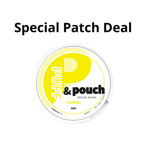 Puff & Pouch Citrus 4mg - Special Patch Deals