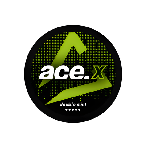 Ace X Double Mint – cutie de pliculețe cu nicotină